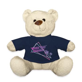 White Boy Summer Retro Lustig Shirt Ironisch USA - Teddy - French Navy - Vorne