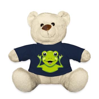 Lucky frog - Teddy Bear - french navy - Front