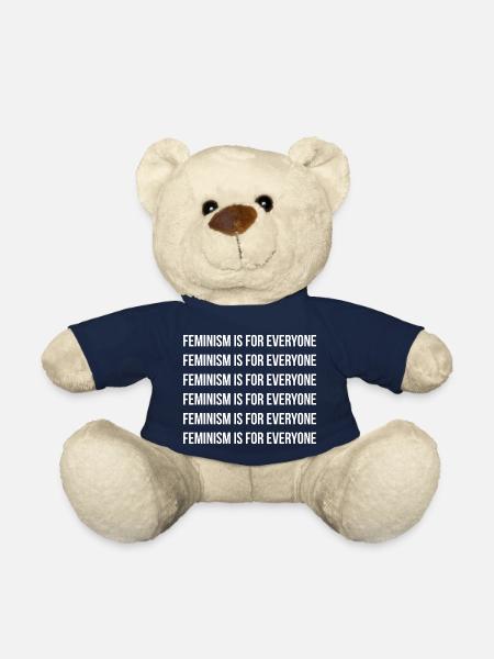 Le féminisme est pour tout le monde Féminisme Écrire - Nounours - bleu marine