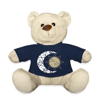 Geometrische Sonne und Mond in Harmonie - Teddy - French Navy - Vorne