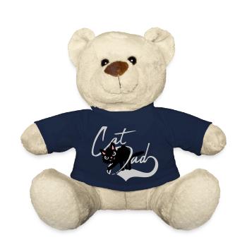 Cat Dad cool Design - Teddy Bear - french navy - Front