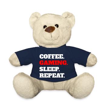Gamer Drôle cadeau Gaming Gambler Disant Jeu - Nounours - bleu marine - Devant