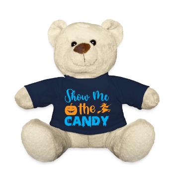 Zeig mir den Süßigkeiten-Halloween-Humor - Teddy - French Navy - Vorne