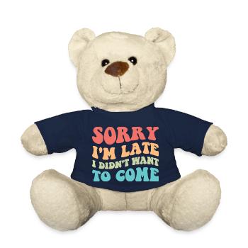 Désolé je suis en retard je ne voulais pas venir III - Nounours - bleu marine - Devant