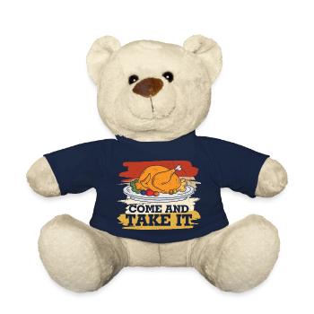 Come and take it - Funny Turkey - Nounours - bleu marine - Devant