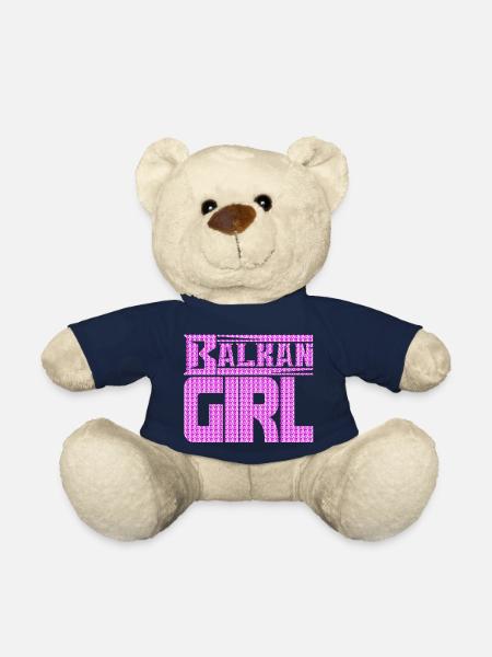 Balkans Croatie Bosnie Serbie juge exyu boy girl - Nounours - bleu marine