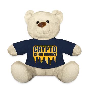 crypto is for virgins - Teddy - French Navy - Vorne