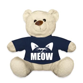 Miaou oreilles de chat de chat - Nounours - bleu marine - Devant