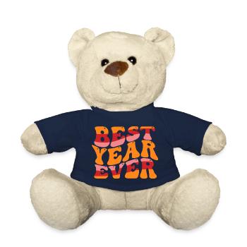 Best Year Ever - Teddy Bear - french navy - Front