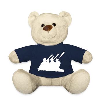 Kayak Four blanc - Nounours - bleu marine - Devant