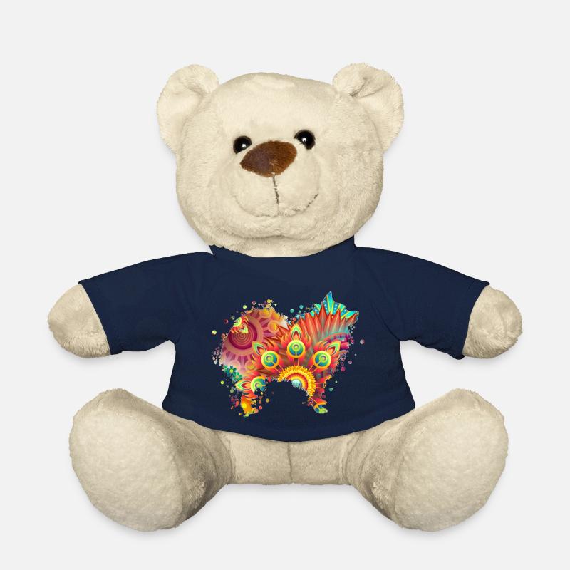 German Spitz Deutscher Spitz Hund Design Hunde - Teddy - French Navy