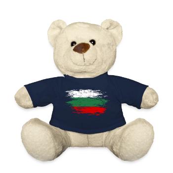 Drapeau bulgare utilisé - Nounours - bleu marine - Devant