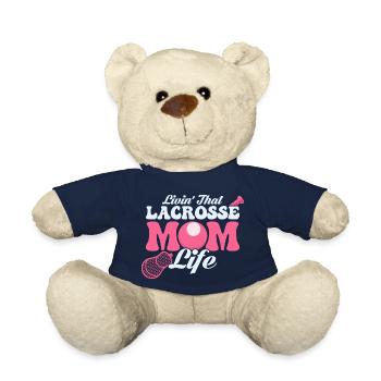 Livin' That Lacrosse Mom Life Goalie Player Team F - Teddy - French Navy - Vorne