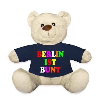 Berlin ist bunt - Teddy - French Navy - Vorne