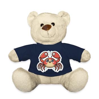 Crab Lover - Teddy Bear - french navy - Front