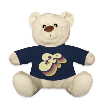 Retro-Buchstabe F - Teddy - French Navy - Vorne