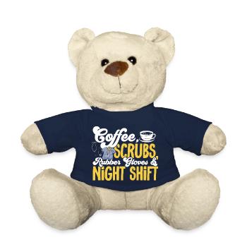 Infirmière de nuit - Nounours - bleu marine - Devant