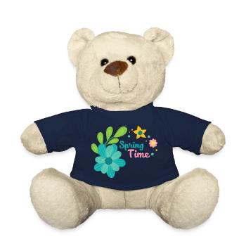 Spring Time Frühlingsshirt für die ganze Familie - Teddy - French Navy - Vorne