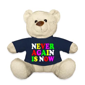 Never again is now - Teddy Bear - french navy - Front