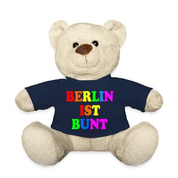 Berlin ist bunt - Teddy - French Navy - Vorne