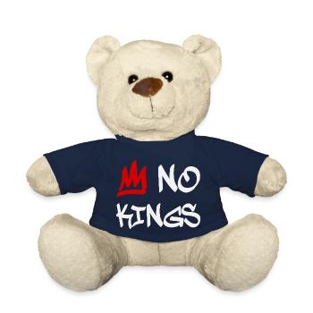 No Kings in America since 1776 - Teddy Bear - french navy - Front