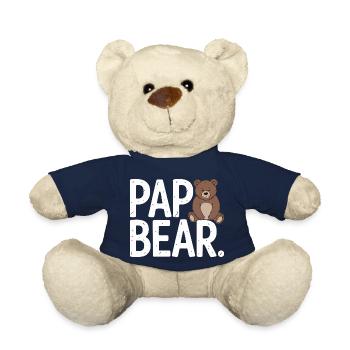 Papa Bear – Un design amusant pour les pères - Nounours - bleu marine - Devant