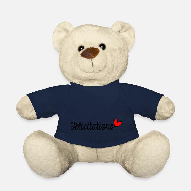 FELICITATIONS. BRAVO. NAISSANCE. ANNIVERSAIRE. BAC - Nounours - bleu marine