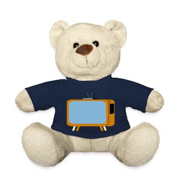monitor television fernseher tv flatscreen compute - Teddy - French Navy - Vorne