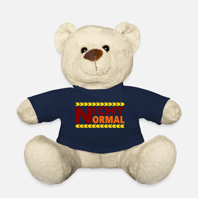 Spruch, nicht normal, lustig, cool - Teddy - French Navy