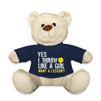 Softball - Teddy Bear - french navy - Front