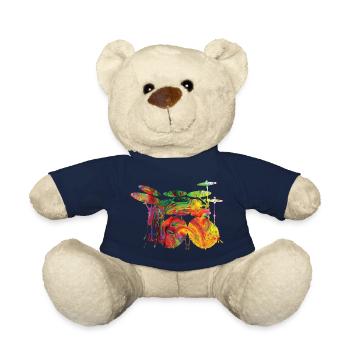 Drums - Teddy Bear - french navy - Front