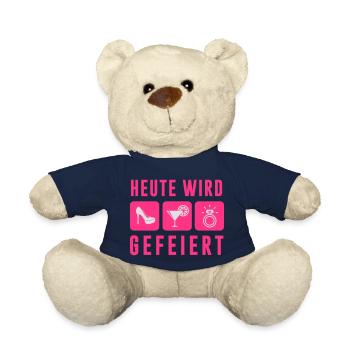 Team Braut - Bridal Shower - Party - JGA - Teddy - French Navy - Vorne