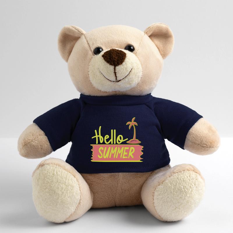 Hello SUMMER with palm tree for summer days Teddy Bear