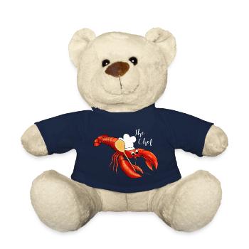 Le chef, cuisinier, cuisinier, homard - Nounours - bleu marine - Devant