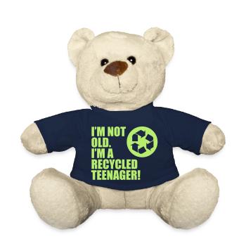 Adolescent recyclé - Nounours - bleu marine - Devant