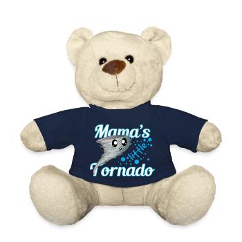 Funny Mama's Little Tornado - Teddy Bear - french navy - Front