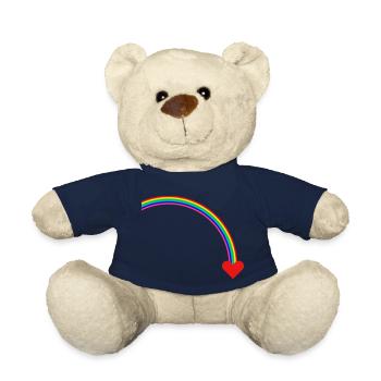 Arc-en-ciel - Nounours - bleu marine - Devant