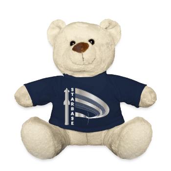 Starbase with Saturn logo. - Teddy Bear - french navy - Front