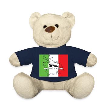 Rom - Hauptstadt mit GPS-Koordinaten & Flagge - Teddy - French Navy - Vorne