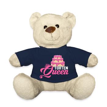 Torten Queen Konditor Torten Bäckerin - Teddy - French Navy - Vorne