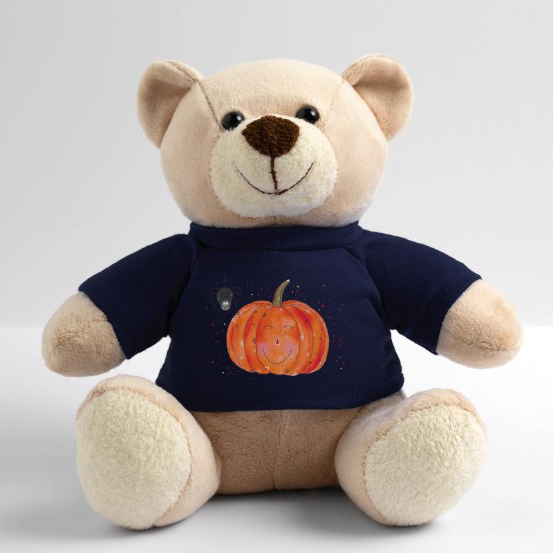 Kürbis Pumpkin Halloween Spinne Teddy