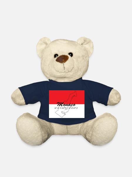 Monaco - Stadtstaat mit GPS & Flagge - Teddy - French Navy