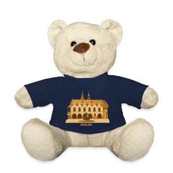 Goslar Town Hall Harz Lower Saxony - Teddy Bear - french navy - Front