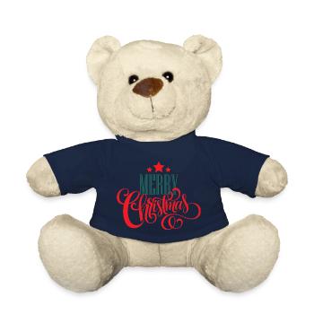 Weihnachtsdesign und Stars - Teddy - French Navy - Vorne