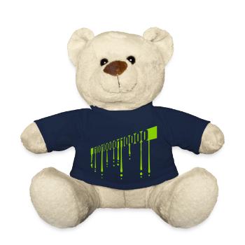 Binär Code Programm Sprache - Teddy - French Navy - Vorne