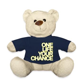One LIFE your CHANCE 05weissKgelb - Teddy - French Navy - Vorne