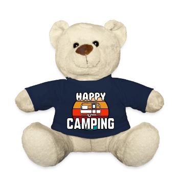 Happy camping - Teddy Bear - french navy - Front