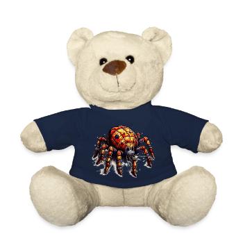 Araignée de dessin animé colorée et amusante pour les enfants - Nounours - bleu marine - Devant