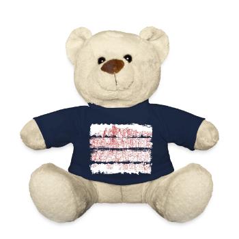 City usa illinois america travel united states - Teddy Bear - french navy - Front