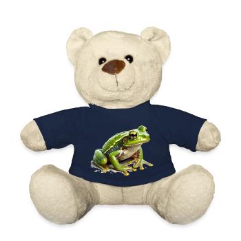 Grenouille herbivore attendant la pluie pour sa progéniture - Nounours - bleu marine - Devant